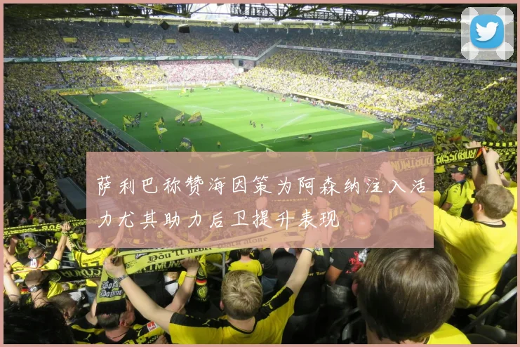 萨利巴称赞海因策为阿森纳注入活力尤其助力后卫提升表现